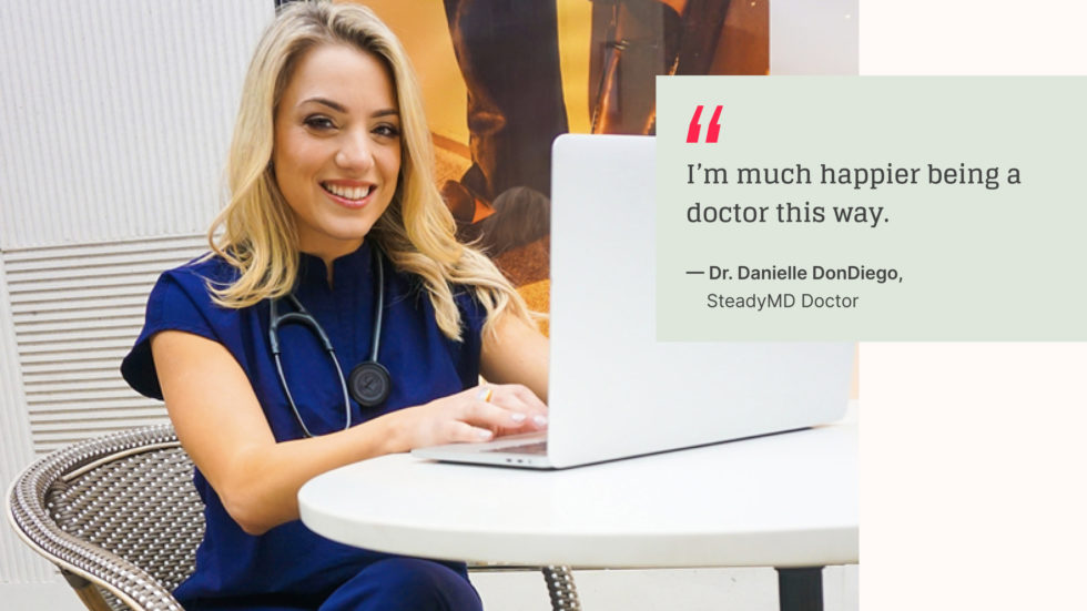 Dr. Danielle DonDiego Clinician CloseUp SteadyMD
